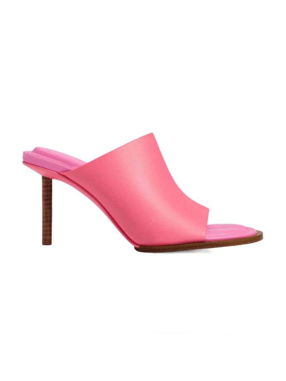 JACQUEMUS
90mm Les Mules Rond Carré Sandals - Pink